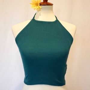 Teal Halter Top